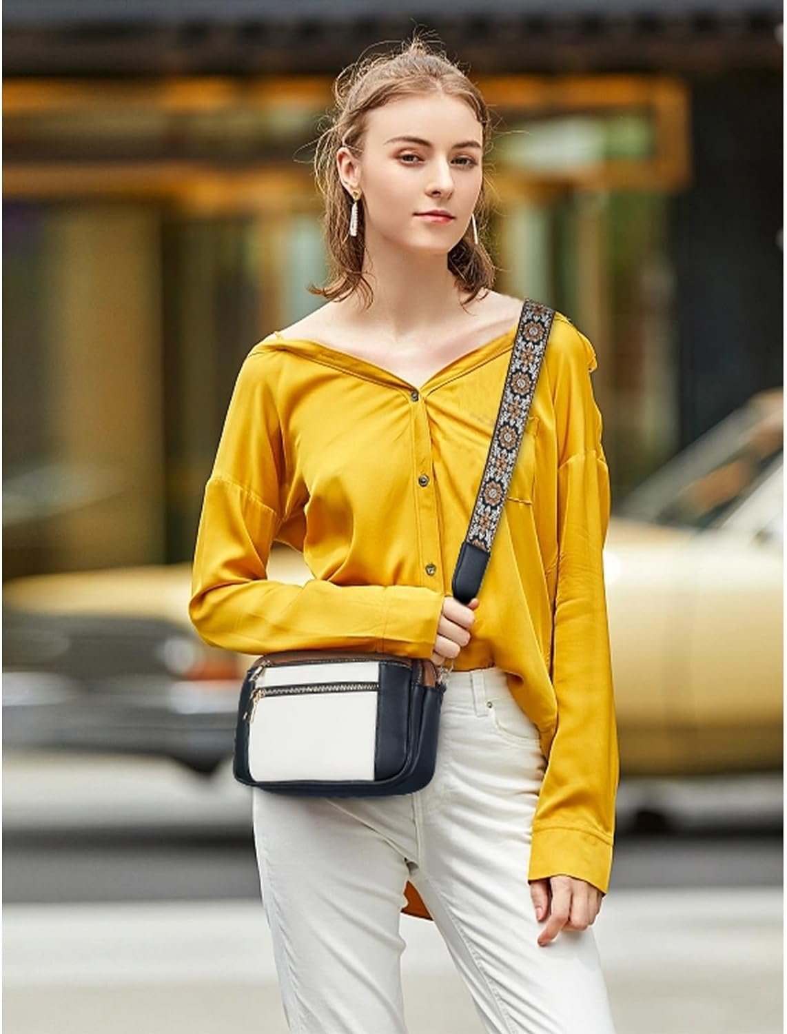 Camilla | Verfeinerte Leder Schultertasche