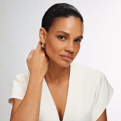 Cléa Moissanit Steinarmband | Gold