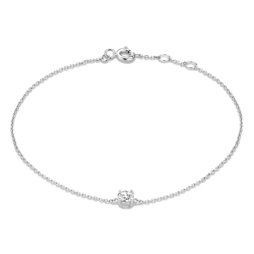 Cléa Moissanit Steinarmband | Gold