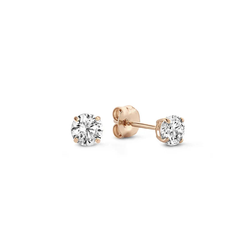 Larmes de Lune Stein Ohrstecker | Gold