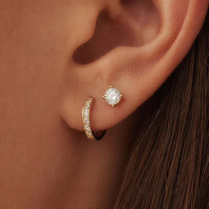 Dara Brillane Ohrringe Set | Gold