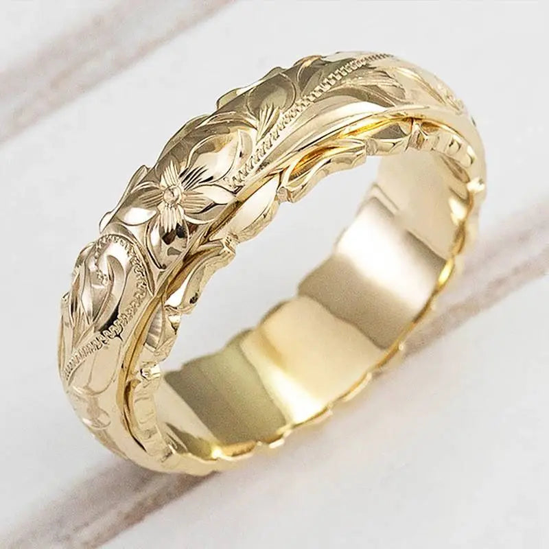 Vintage Goldblumenring
