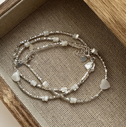 Vintage-Perlenarmbänder Set