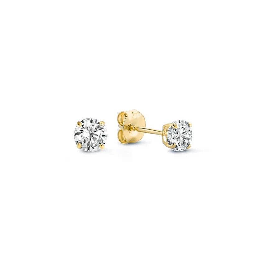 Larmes de Lune Stein Ohrstecker | Gold