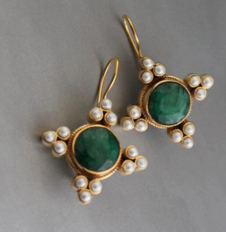 Gaby Vintage Perlenohrringe