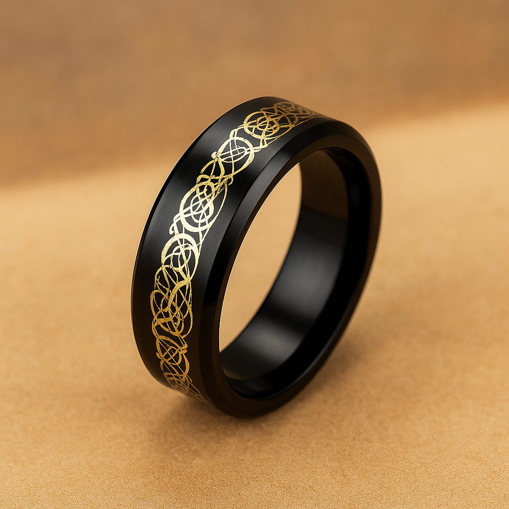 Goldene Unendlichkeit Ring Vintage