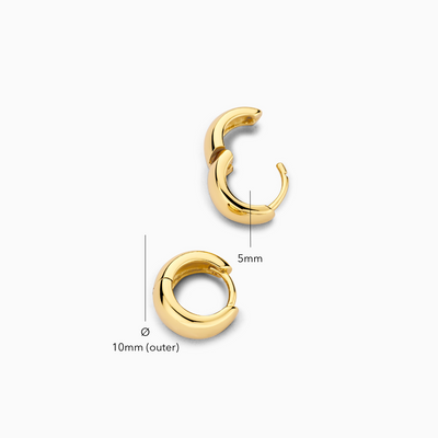 Rue Mini Hoops | Gold